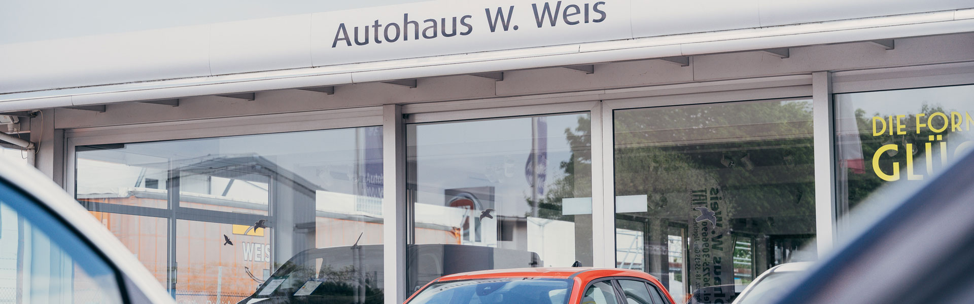 Außenansicht des Autohauses W.Weis in Gau-Algesheim